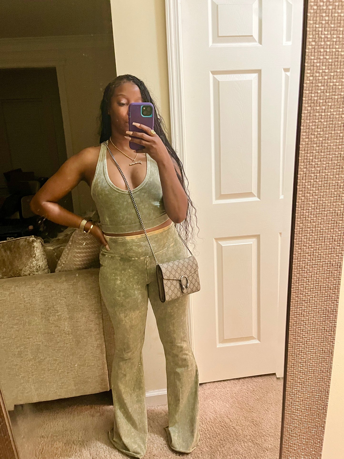 Acid wash flare set