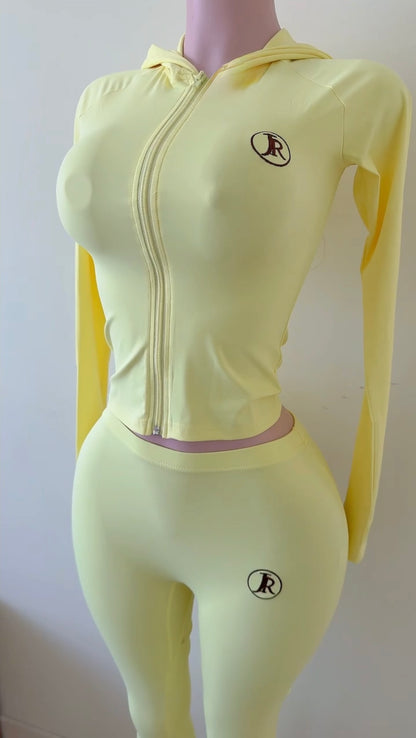 Butter Cup 2 piece set jacket leggings